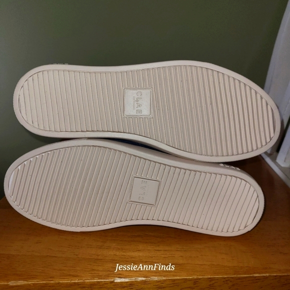 NWT CLAE Navy Blue Herbie Textile Recycled Terry Shoes Men's 6 Women's 7.5 EUR38 - Picture 10 of 16